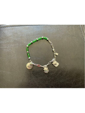 Noble Collection Harry Potter Slytherin Lumos Charm Bracelet Vintage